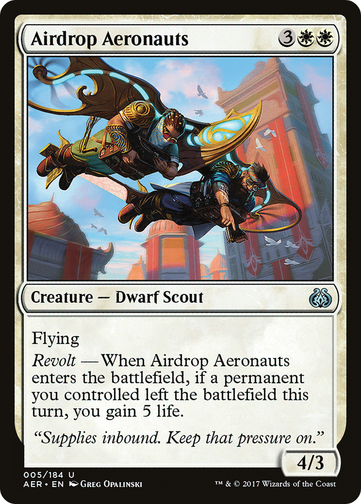 Airdrop Aeronauts (AER-005)  Foil - Aether Revolt