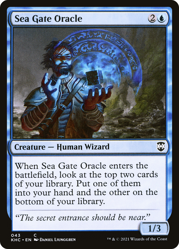 Sea Gate Oracle (KHC-043)  - Kaldheim Commander