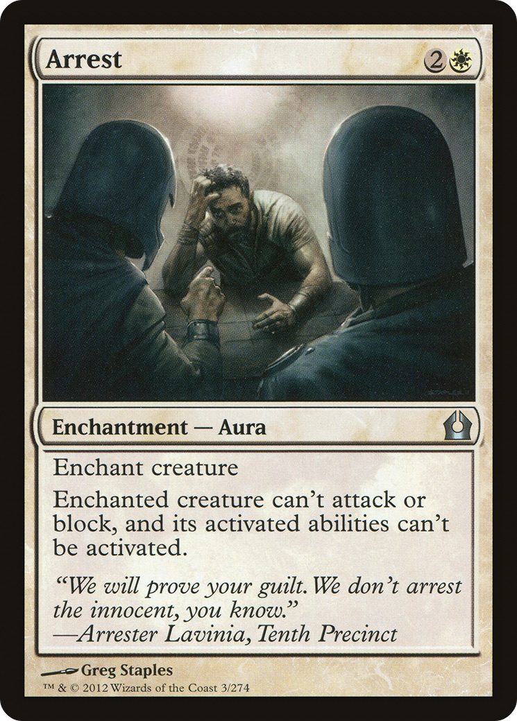 Arrest (RTR-003)  - Return to Ravnica