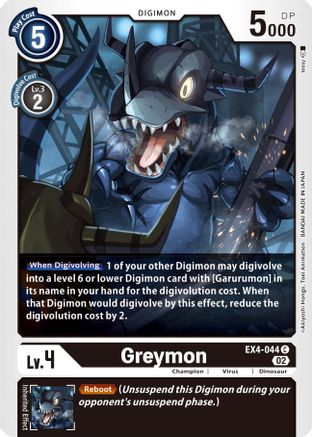 Greymon - EX4-044 (EX4-044) - Alternative Being Booster