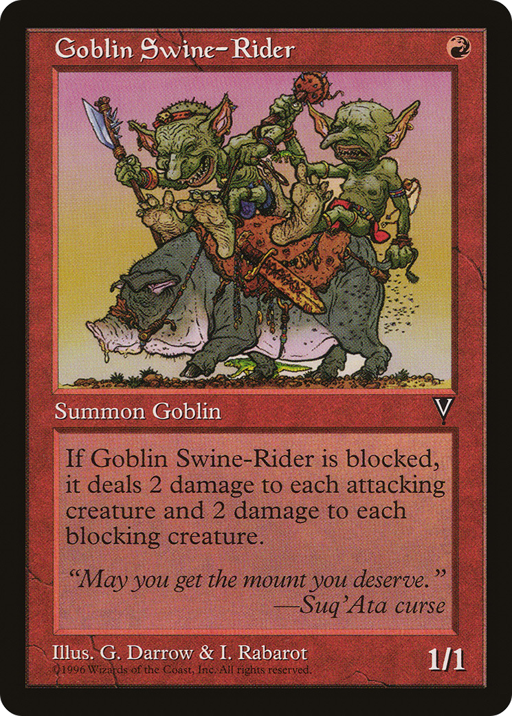 Goblin Swine-Rider (VIS-) - Visions