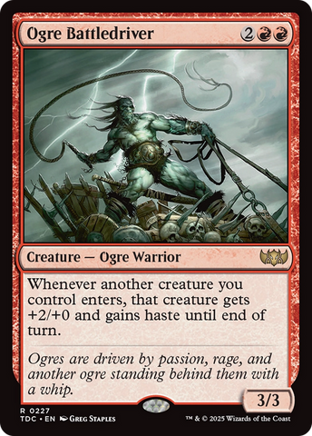 Ogre Battledriver (TDC-227) - Commander: Tarkir: Dragonstorm
