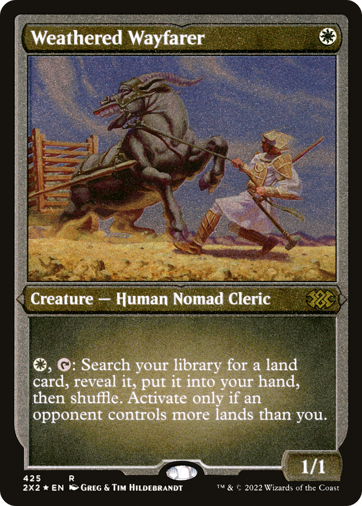 Weathered Wayfarer (Foil Etched) (2X2-425)  Foil - Double Masters 2022
