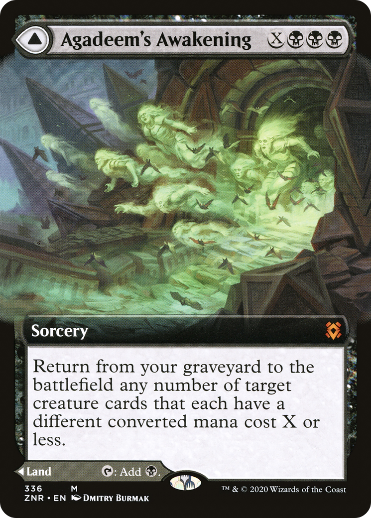 Agadeem's Awakening (Extended Art) (ZNR-336)  - Zendikar Rising: (Extended Art)