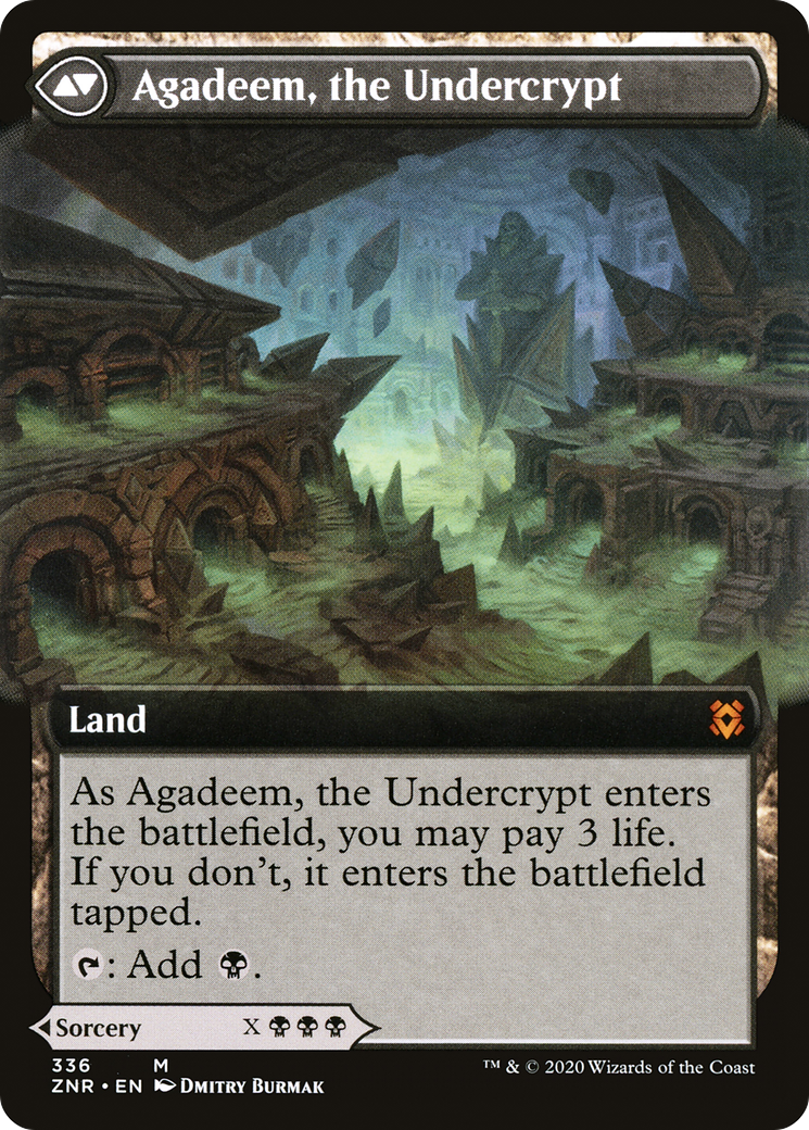 Agadeem's Awakening (Extended Art) (ZNR-336)  - Zendikar Rising: (Extended Art)