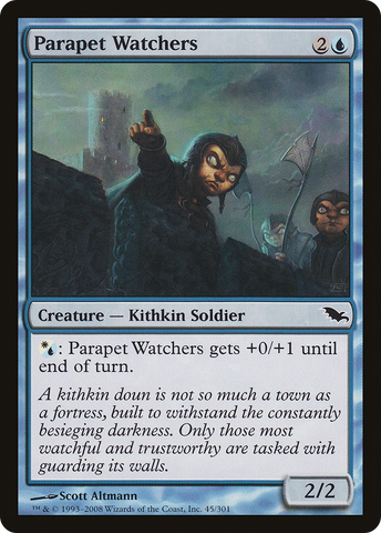 Parapet Watchers (SHM-045)  Foil - Shadowmoor