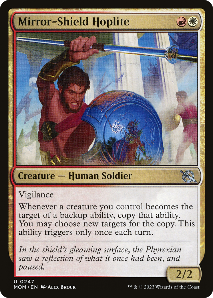 Mirror-Shield Hoplite (MOM-247)  Foil - March of the Machine
