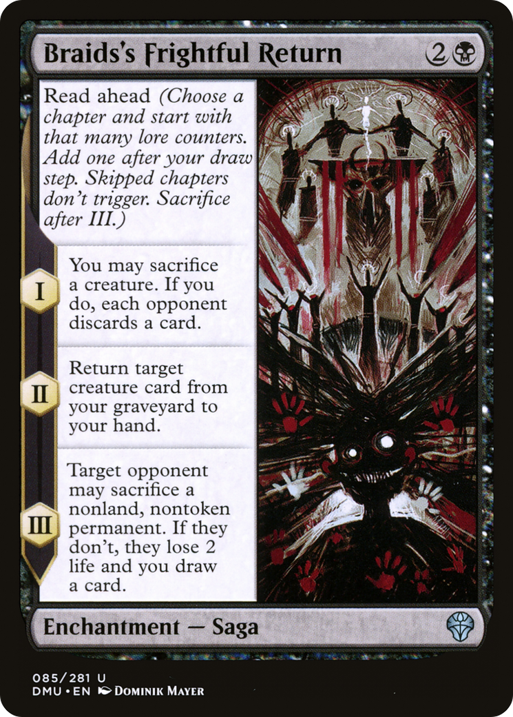 Braids's Frightful Return (DMU-085)  - Dominaria United