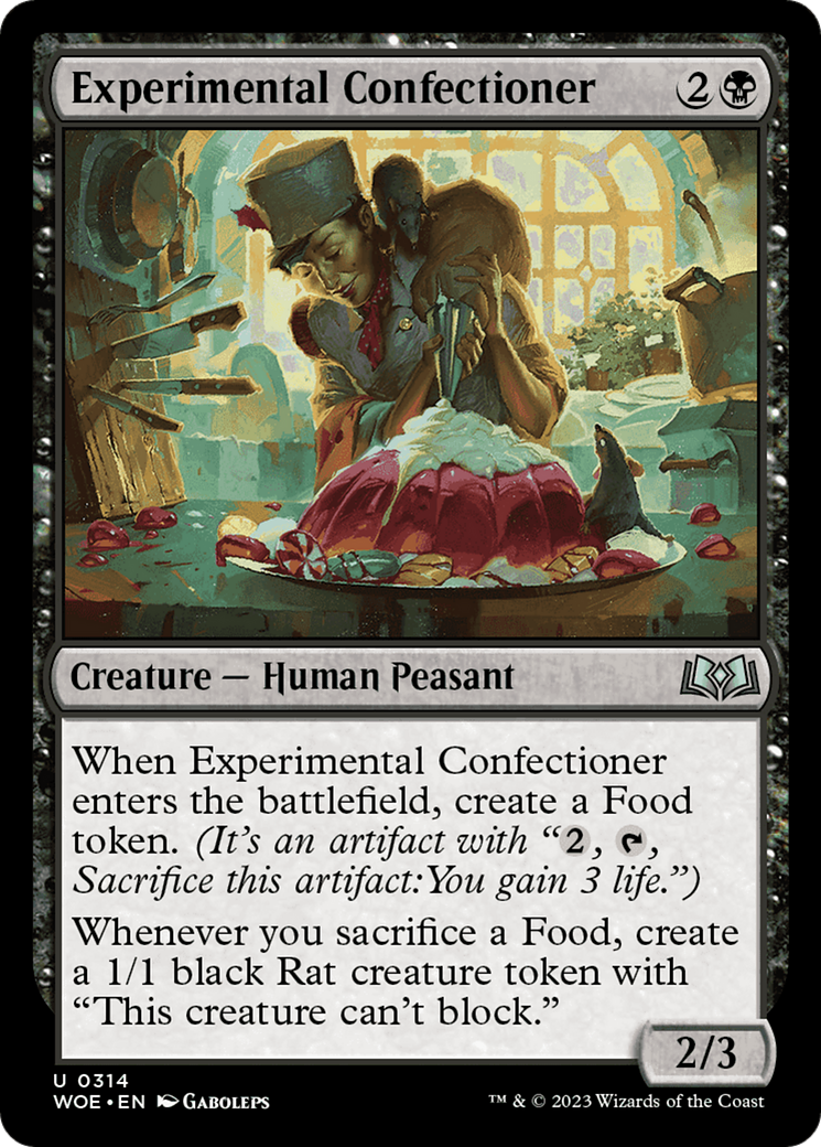 Experimental Confectioner (WOE-314)  Foil - Wilds of Eldraine