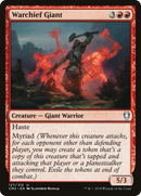 Warchief Giant (CM2-127)  - Commander Anthology Volume II