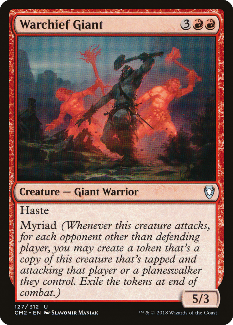 Warchief Giant (CM2-127)  - Commander Anthology Volume II