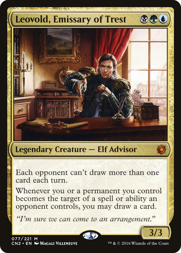 Leovold, Emissary of Trest (CN2-077)  Foil - Conspiracy: Take the Crown