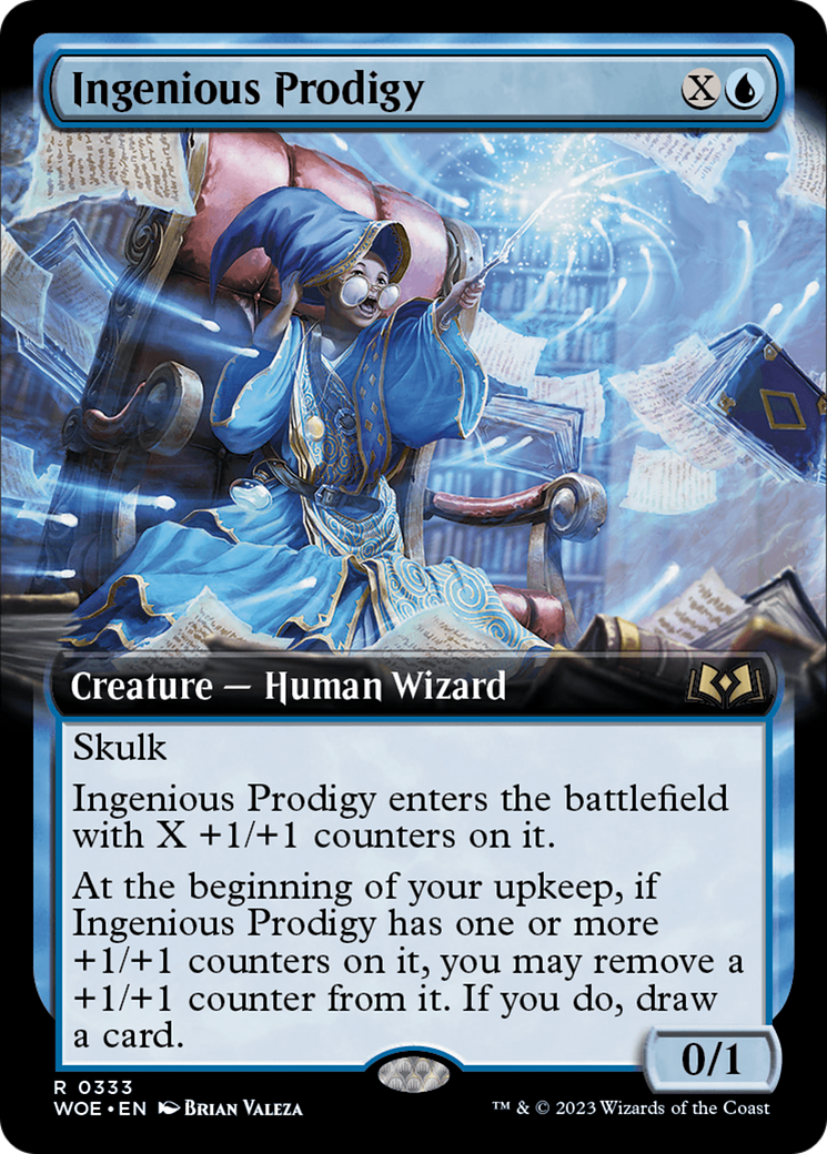 Ingenious Prodigy (Extended Art) (WOE-333)  Foil - Wilds of Eldraine: (Extended Art)