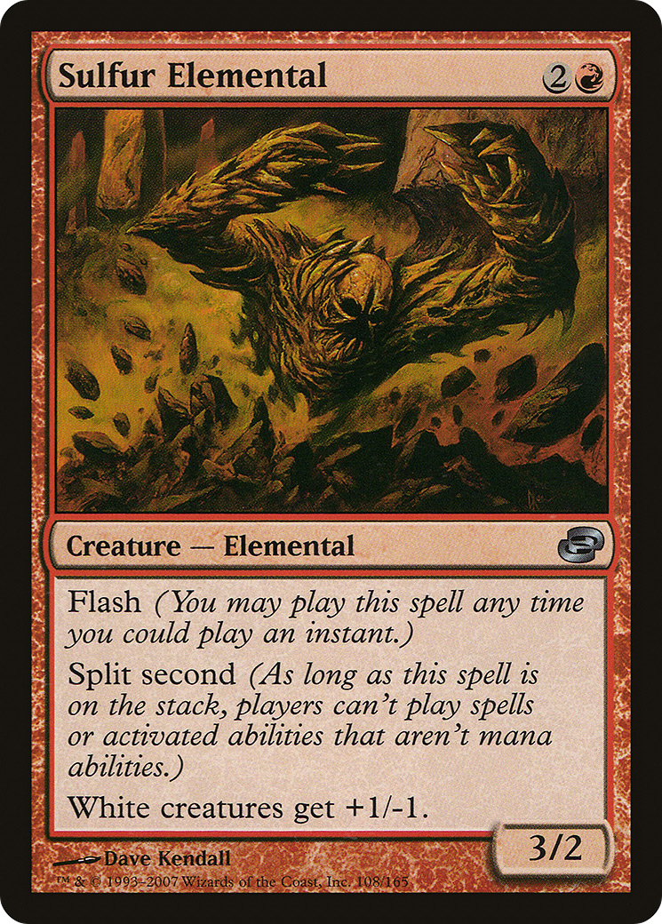 Sulfur Elemental (PLC-108)  - Planar Chaos