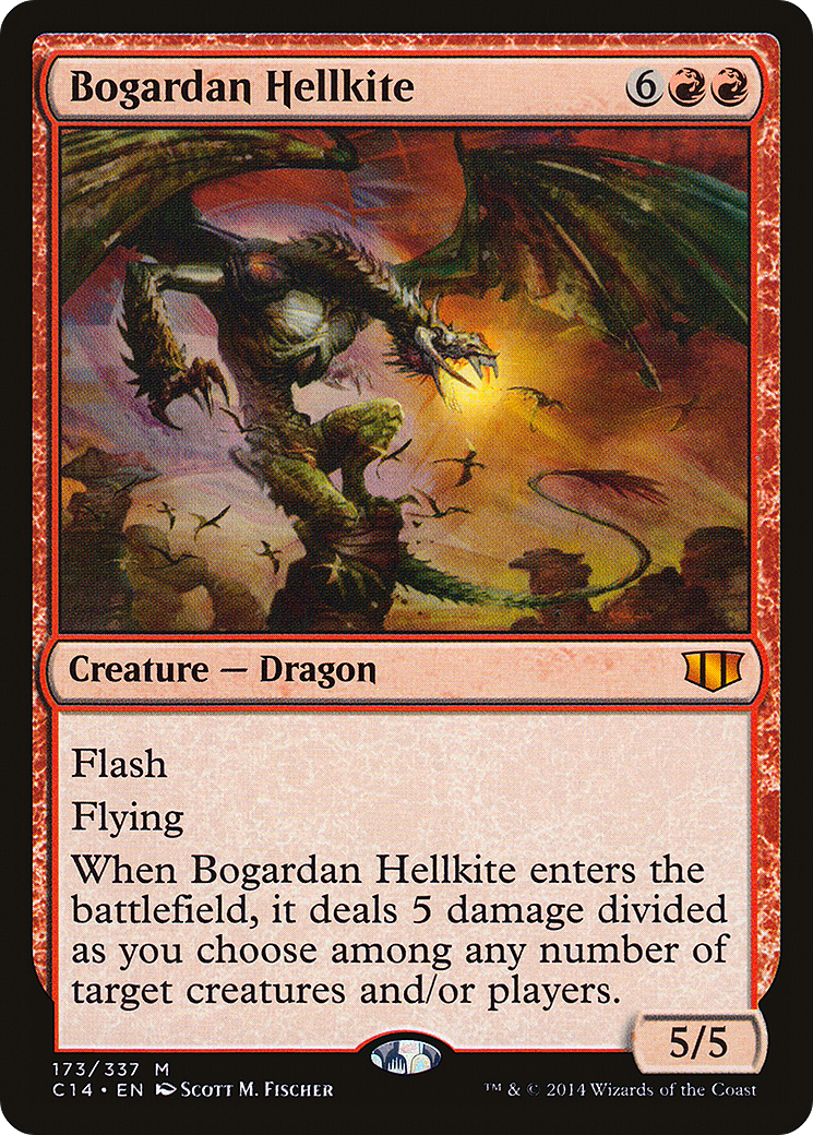 Bogardan Hellkite (C14-173)  - Commander 2014