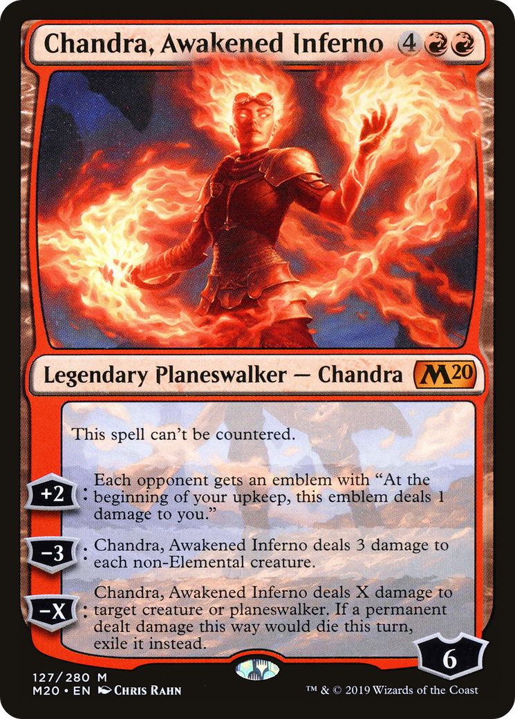 Chandra, Awakened Inferno (M20-127) - Core Set 2020 Foil