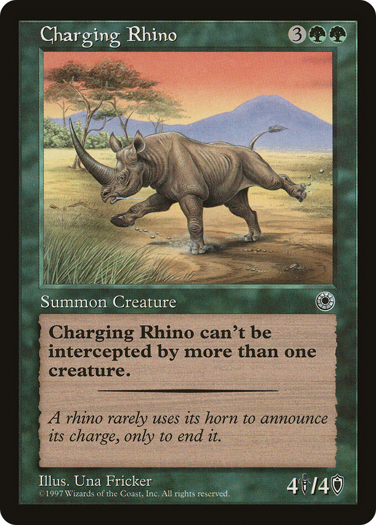 Charging Rhino (POR-)  - Portal
