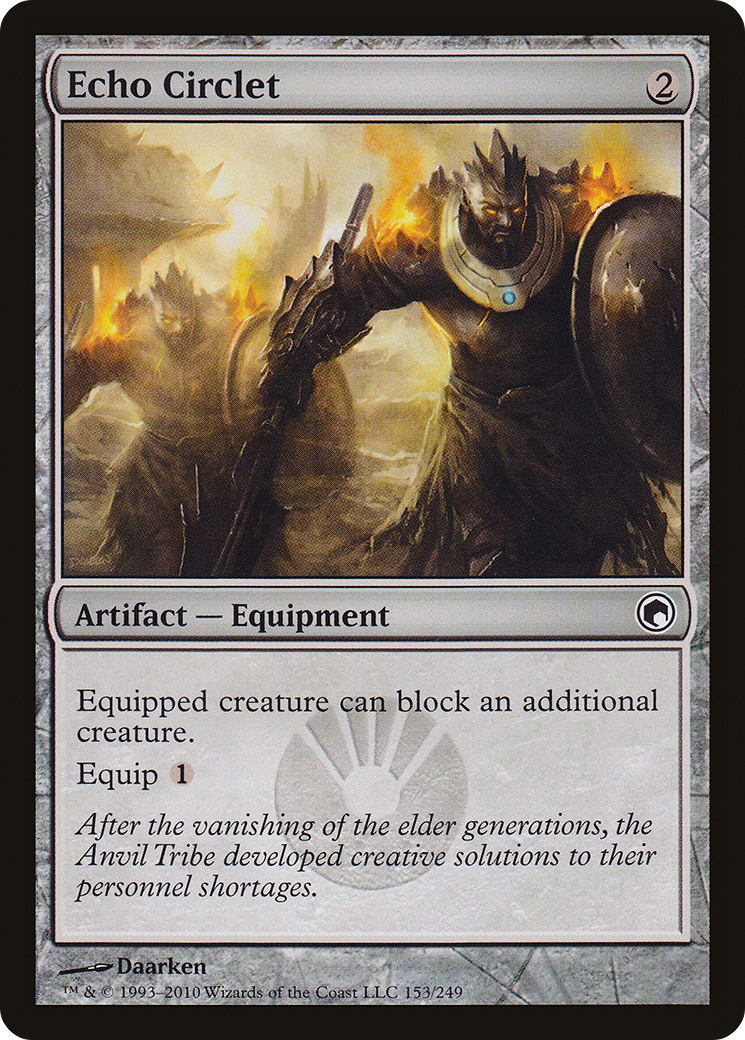 Echo Circlet (SOM-153)  Foil - Scars of Mirrodin