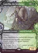 Camellia, the Seedmiser (Showcase) (BLB-328)  Foil - Bloomburrow: (Showcase) (Borderless)