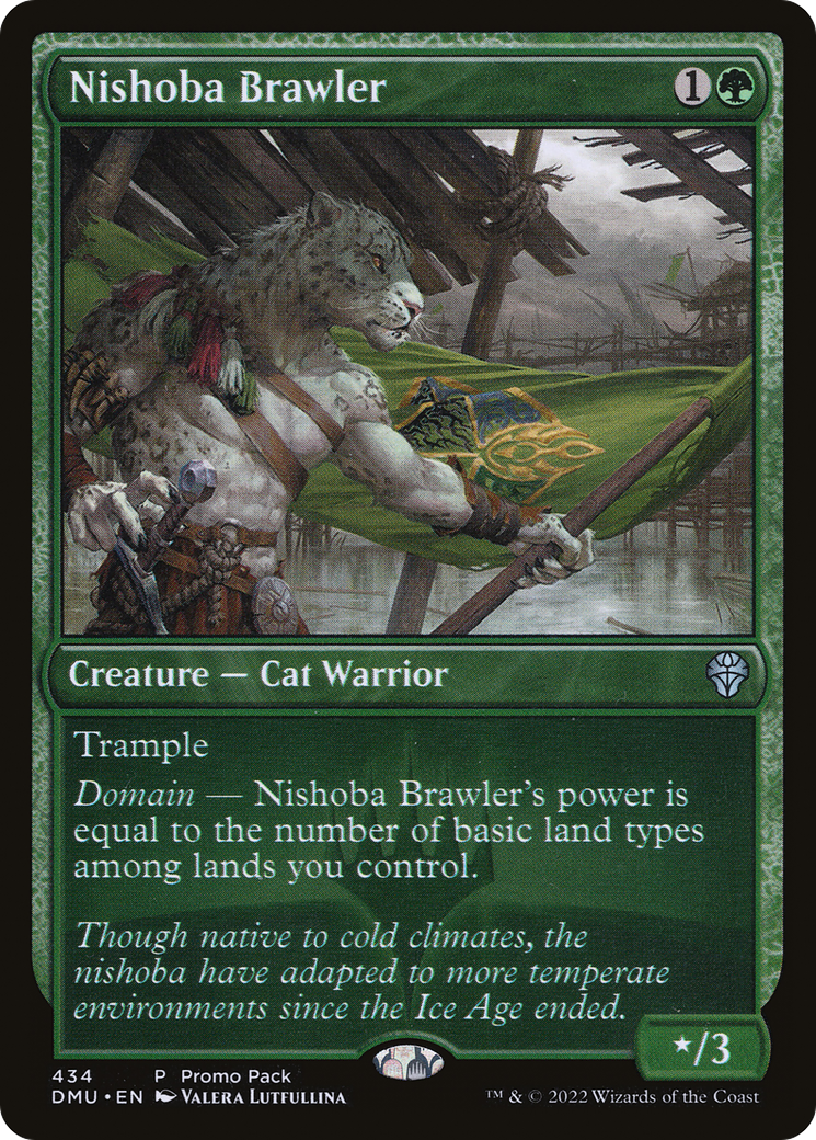 Nishoba Brawler (PPDMU-434)  Foil - Dominaria United