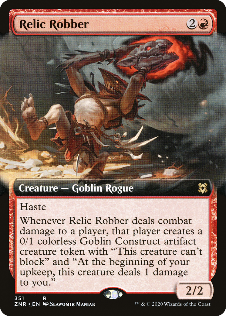 Relic Robber (Extended Art) (ZNR-351)  Foil - Zendikar Rising: (Extended Art)