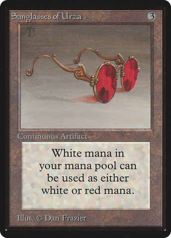 Sunglasses of Urza (LEB-)  - Limited Edition Beta