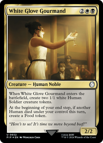 White Glove Gourmand (Surge Foil) (PIP-652) - Fallout Foil