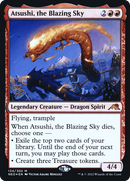 Atsushi, the Blazing Sky (PRE-134S) - Kamigawa: Neon Dynasty Promos Foil