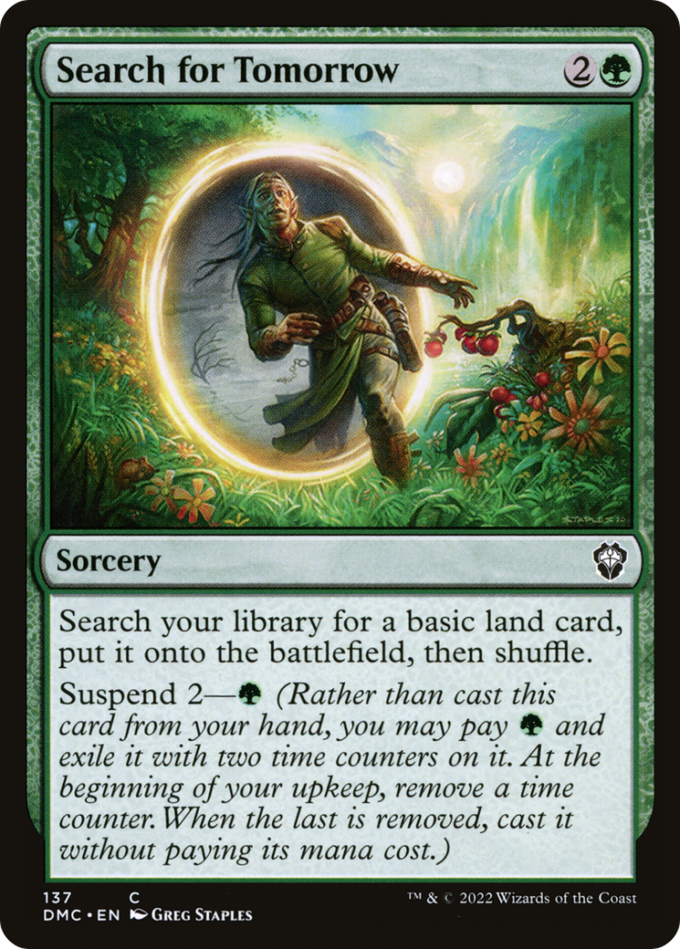 Search for Tomorrow (DMC-137)  - Dominaria United Commander