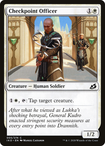 Checkpoint Officer (IKO-005)  Foil - Ikoria: Lair of Behemoths