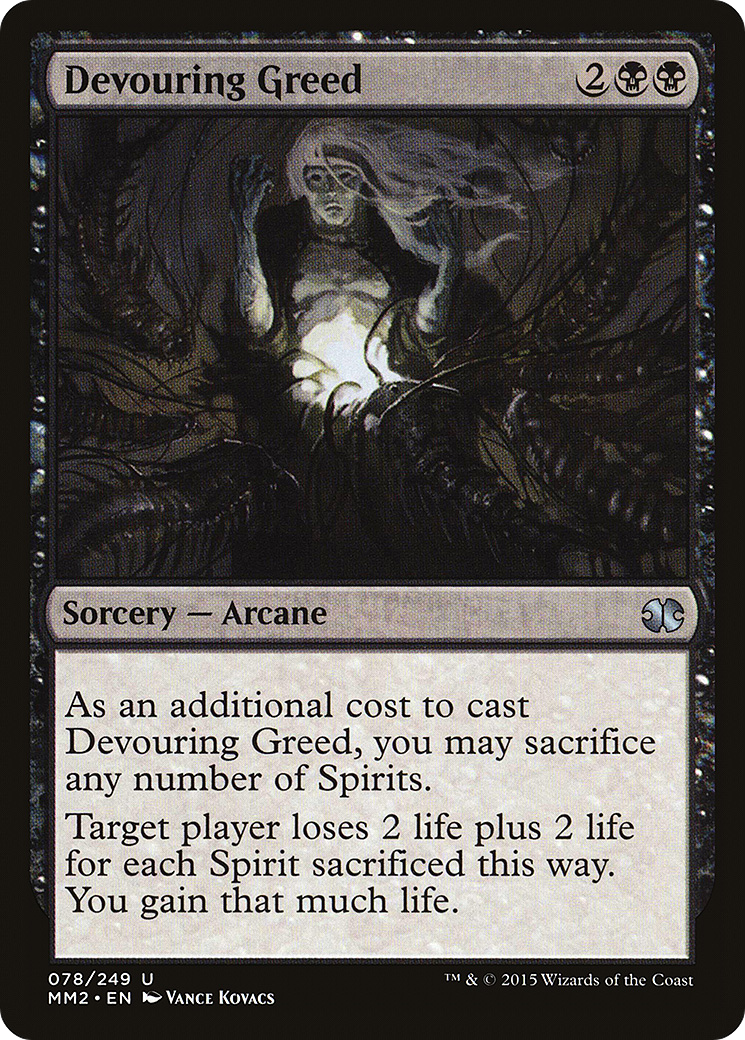 Devouring Greed (MM2-078)  - Modern Masters 2015