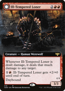 Ill-Tempered Loner (Extended Art) (VOW-378)  Foil - Innistrad: Crimson Vow: (Extended Art, Double Faced Transform)