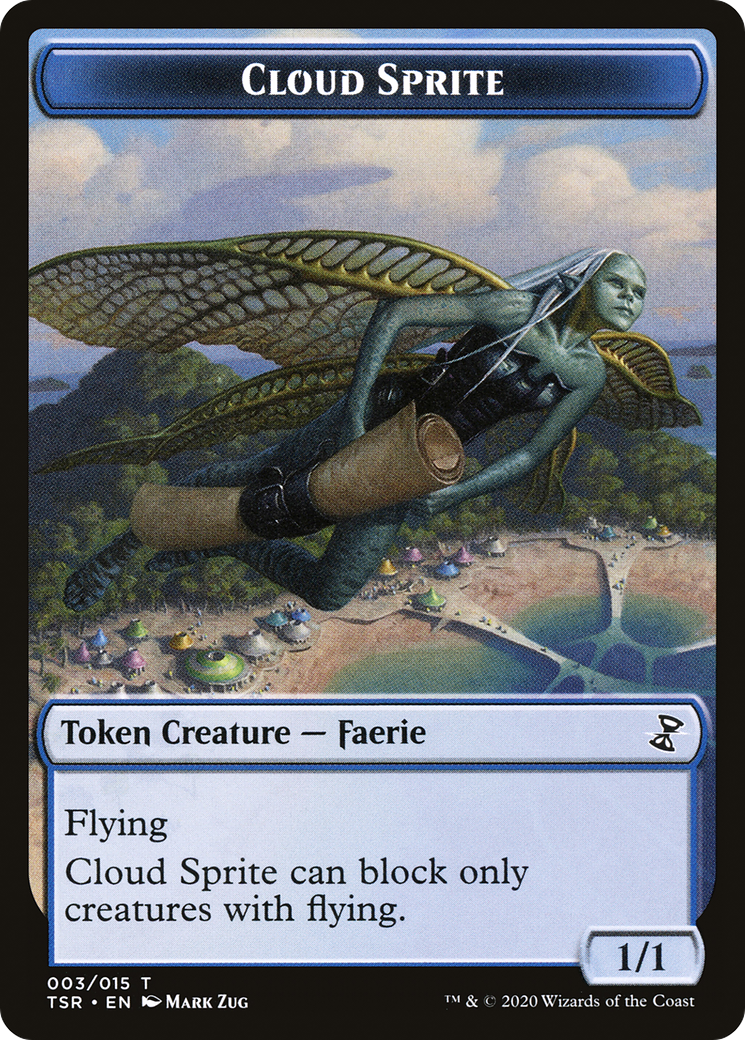 Cloud Sprite (TTSR-003)  - Time Spiral Remastered Tokens