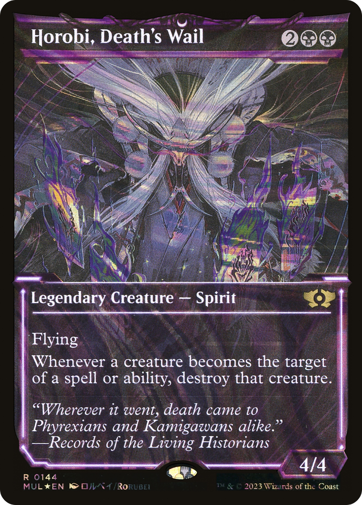 Horobi, Death's Wail (Halo Foil) (MUL-144)  Foil - Multiverse Legends: (Showcase)