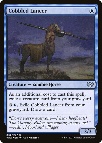 Cobbled Lancer (VOW-052)  - Innistrad: Crimson Vow