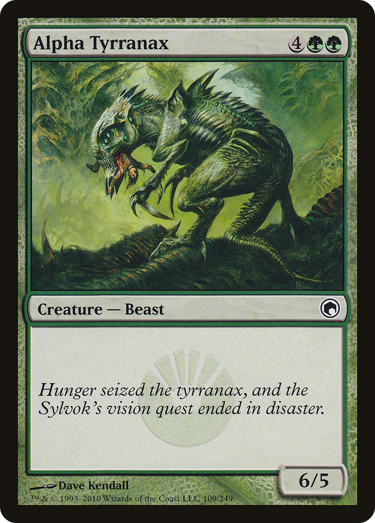 Alpha Tyrranax (SOM-109)  - Scars of Mirrodin