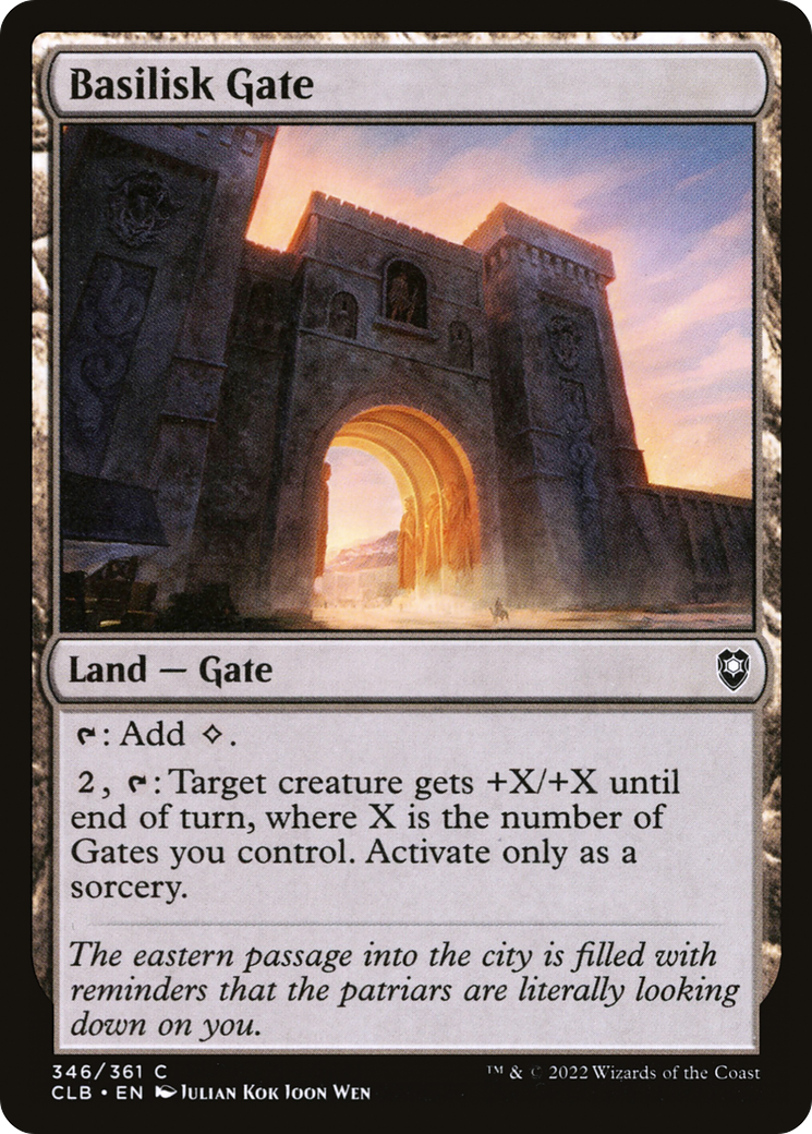 Basilisk Gate (CLB-346)  - Commander Legends: Battle for Baldur's Gate