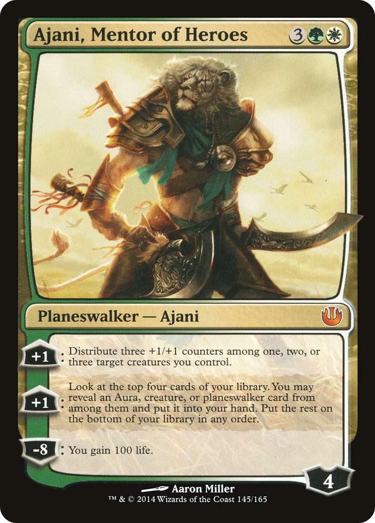 Ajani, Mentor of Heroes (JOU-145)  Foil - Journey into Nyx