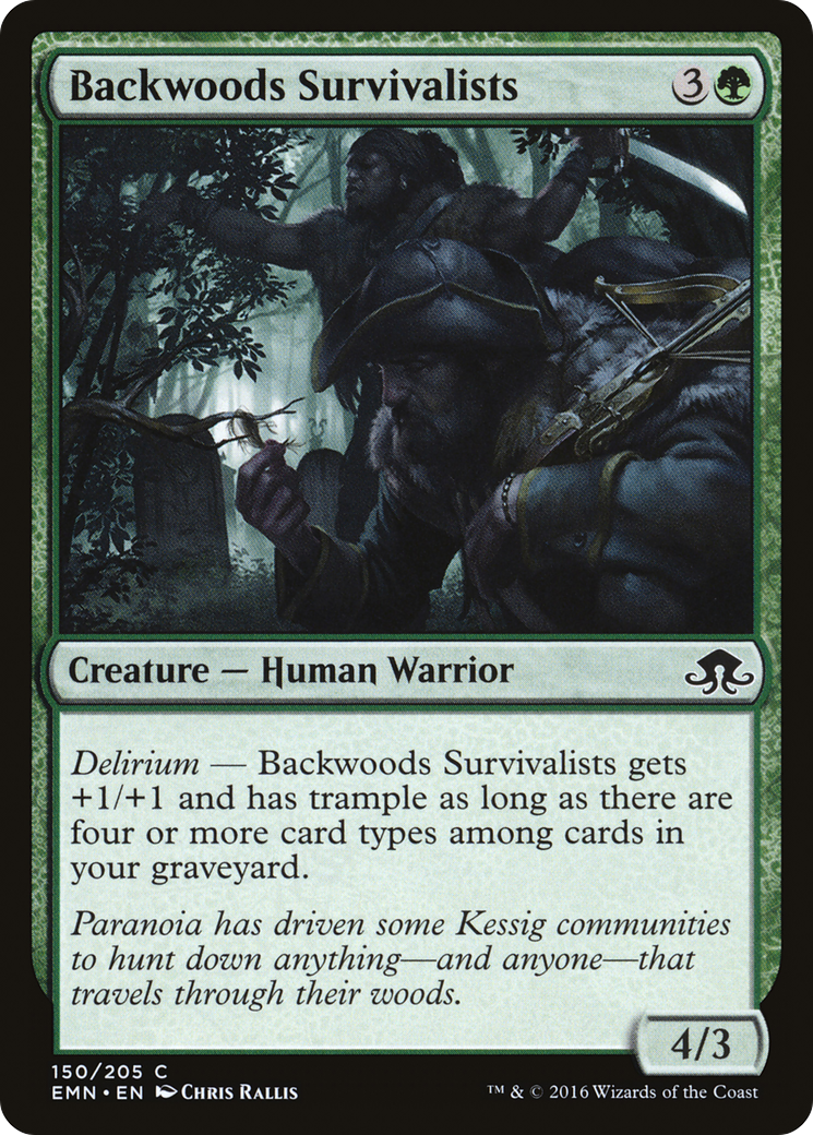 Backwoods Survivalists (EMN-150)  - Eldritch Moon