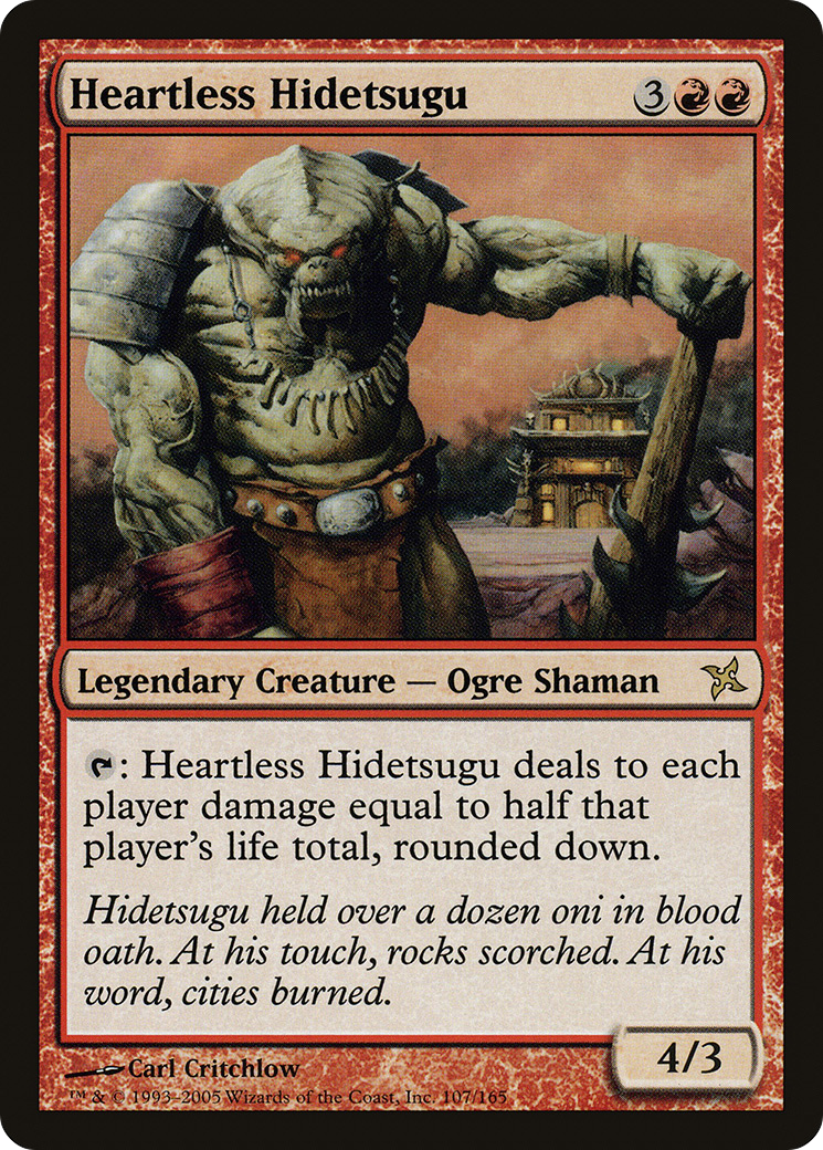 Heartless Hidetsugu (BOK-107)  Foil - Betrayers of Kamigawa