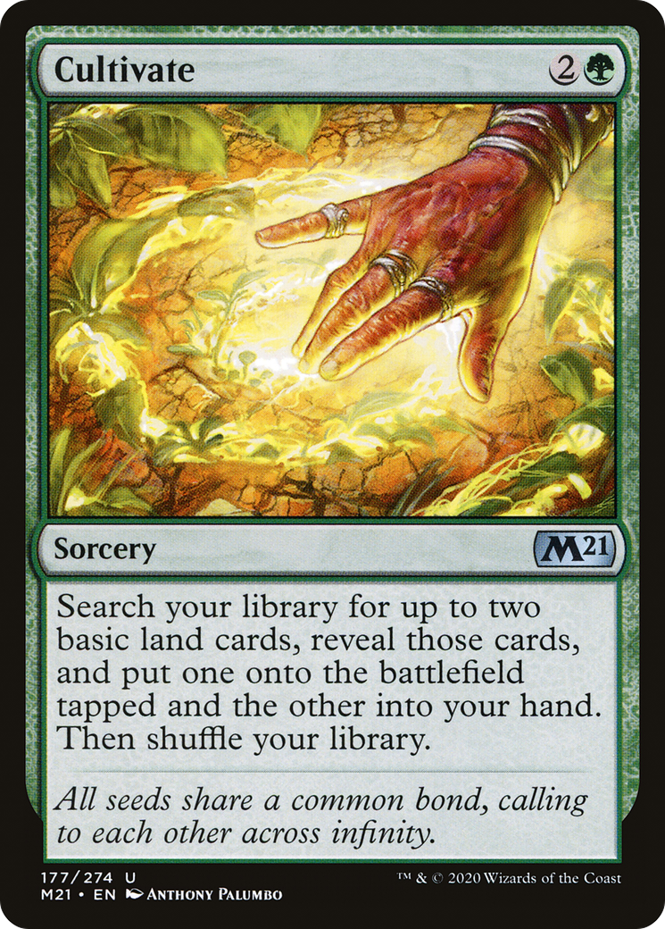 Cultivate (M21-177)  Foil - Core Set 2021