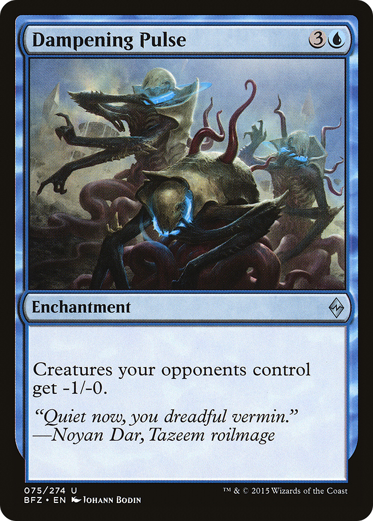Dampening Pulse (BFZ-075)  Foil - Battle for Zendikar
