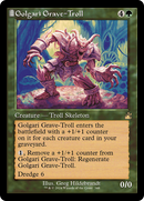 Golgari Grave-Troll (Retro Frame) (RVR-348)  - Ravnica Remastered: (tombstone)
