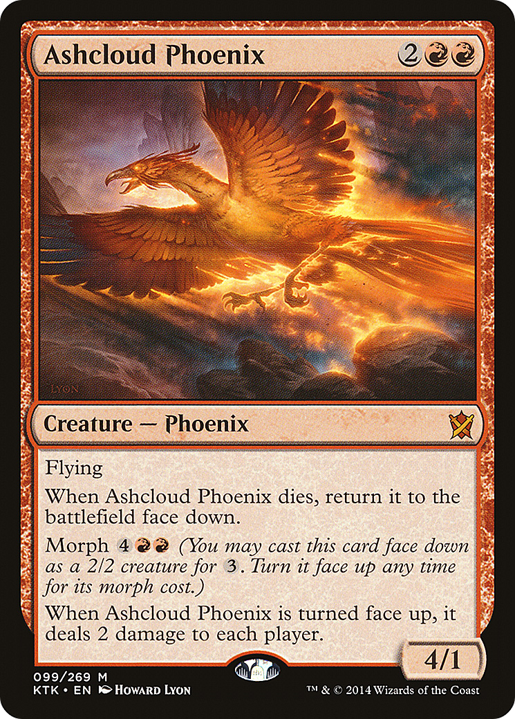 Ashcloud Phoenix (KTK-099)  - Khans of Tarkir