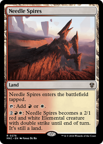 Needle Spires (MKC-278)  - Murders at Karlov Manor Commander