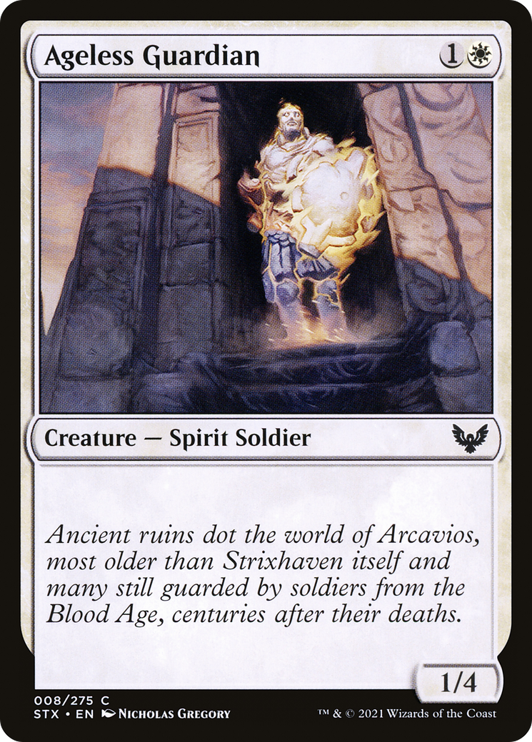 Ageless Guardian (STX-008)  - Strixhaven: School of Mages