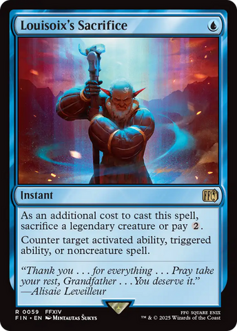 Louisoix's Sacrifice (FIN-059)  Foil - FINAL FANTASY