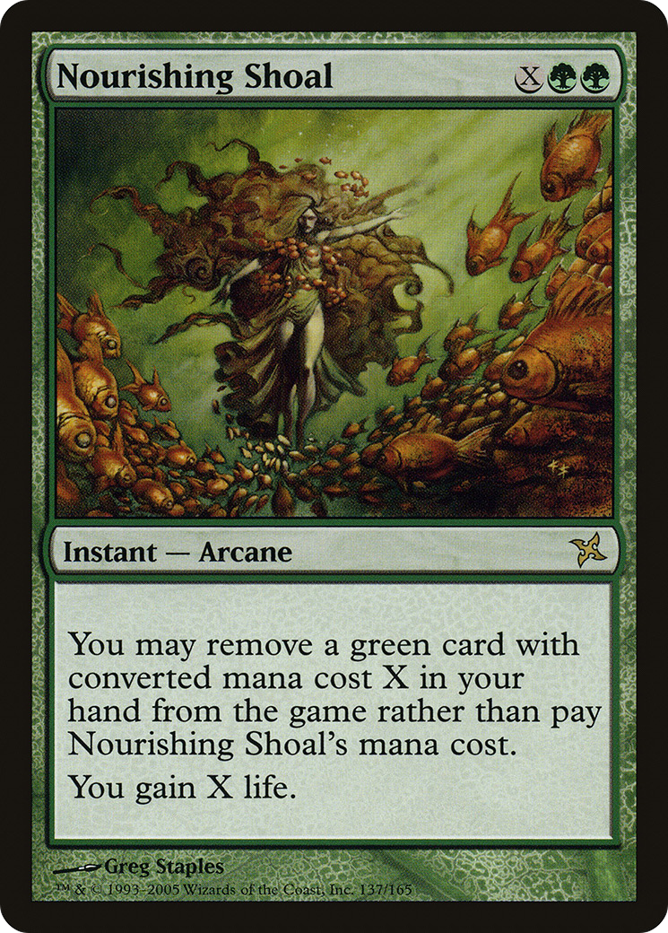Nourishing Shoal (BOK-137) - Betrayers of Kamigawa Foil
