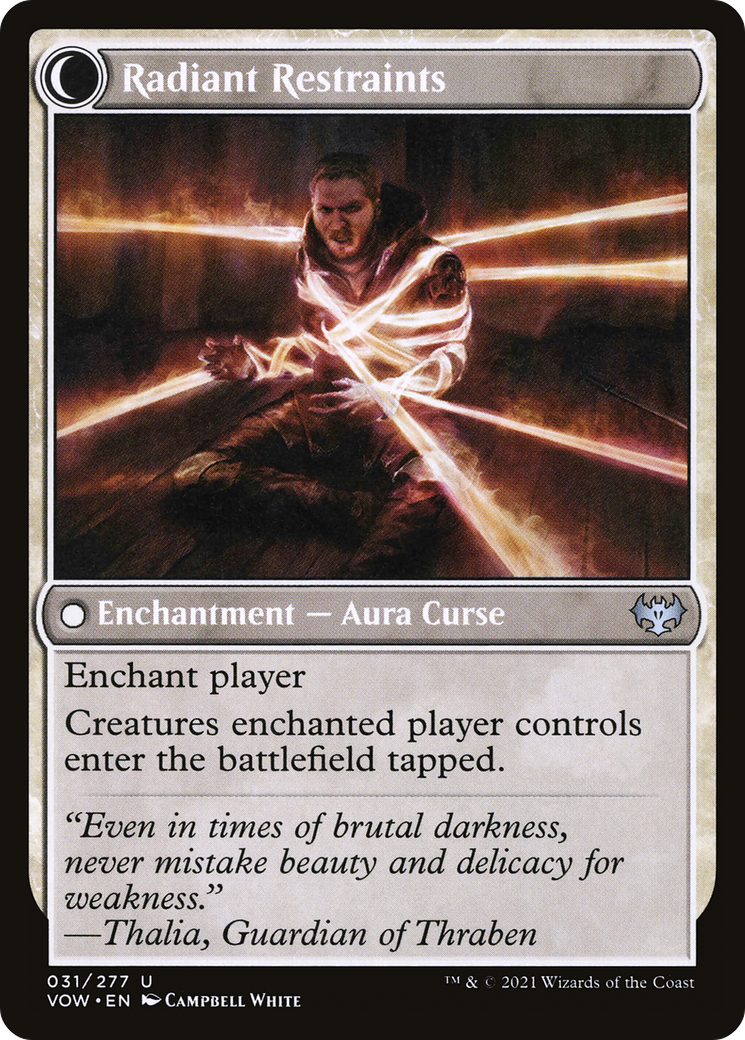 Radiant Grace (VOW-031)  Foil - Innistrad: Crimson Vow: (Double Faced Transform)