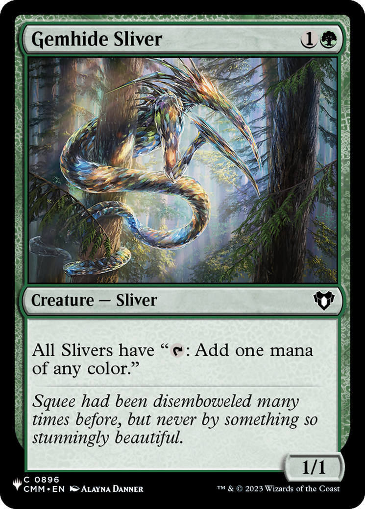 Gemhide Sliver (CMM) (LIST-896)  - The List